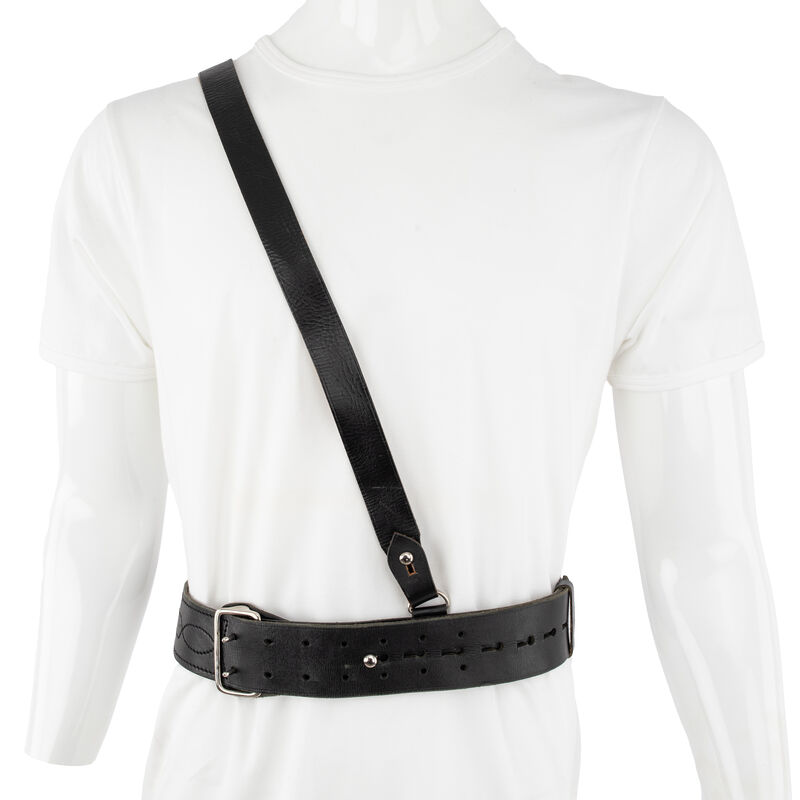 Dutch Leather Officer's Belt w/ Shoulder Strap | Issued, , large image number 0